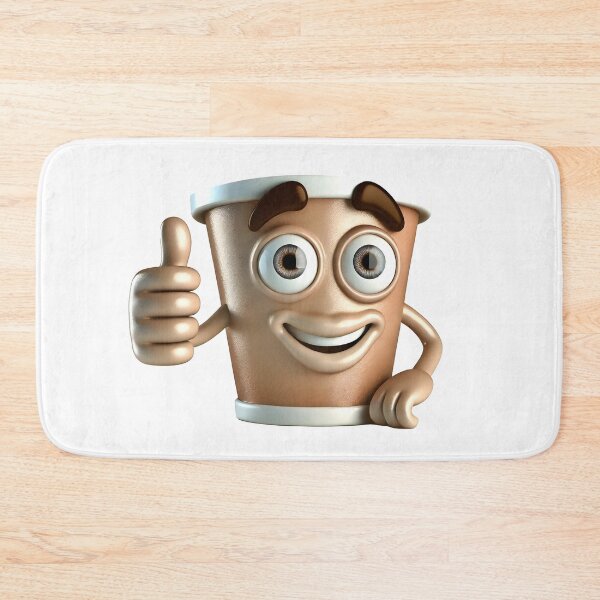 Item preview, Coffee Cup with Thumbs Up Art designed and sold by DesignHub.