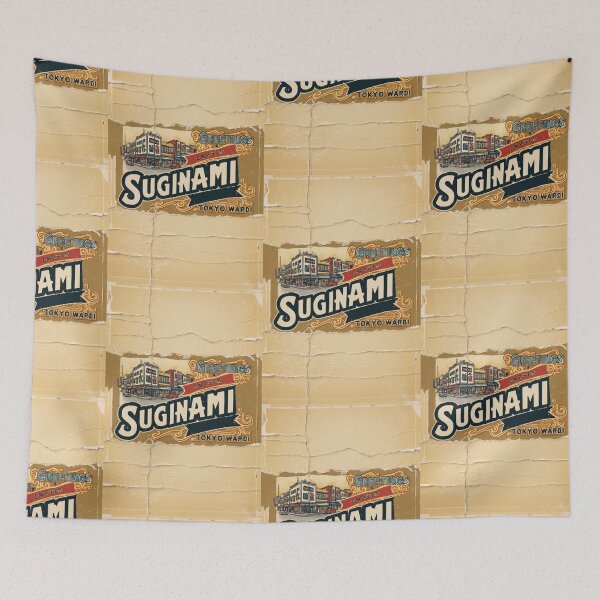Item preview, Greetings from Suginami Japan Vintage Travel Retro Postcard Design designed and sold by TravelPostcardGems.