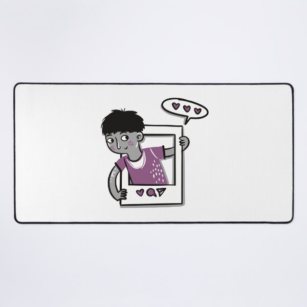 Item preview, Guy on Social media square designed and sold by jasmineberry.