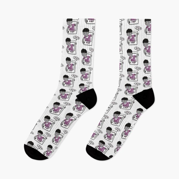 Item preview, Guy on Social media square designed and sold by jasmineberry.