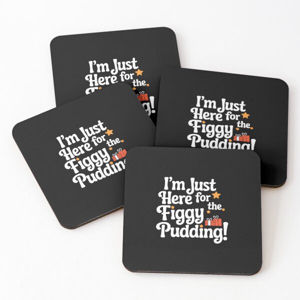 Item preview, I'm Just Here for the Figgy Pudding Christmas designed and sold by These_Prints.