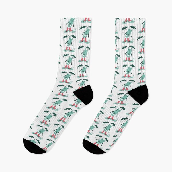 Item preview, Green frog in the rain designed and sold by jasmineberry.
