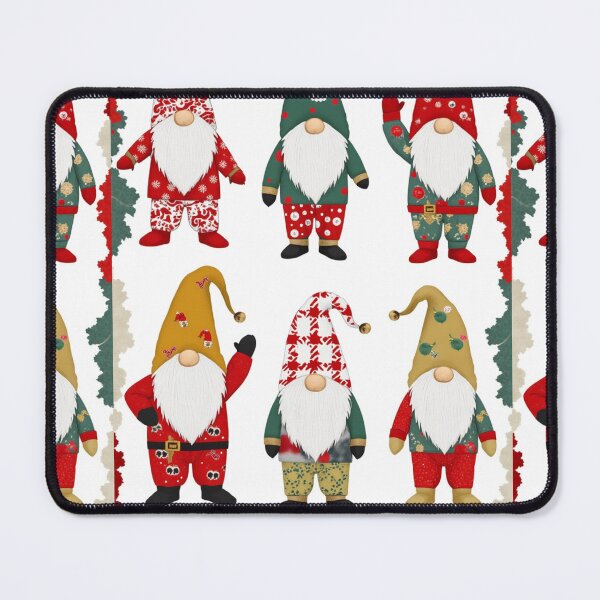 Item preview, CUTE HOLIDAY CHRISTMAS GNOMES BACKDROP BACKGROUND designed and sold by Arts4U.