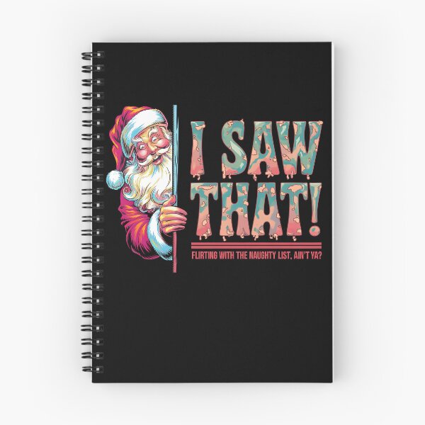 Item preview, I Saw That!" Funny Santa Christmas Design designed and sold by FocusedPatterns.