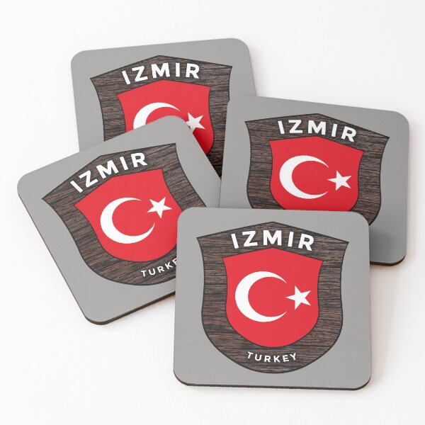 Item preview, Izmir Turkey Emblem Flag designed and sold by World Designs.