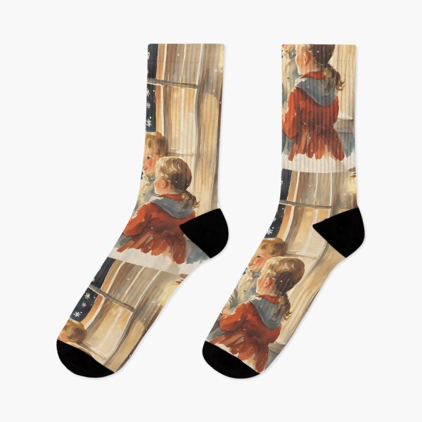 Item preview, Watercolor Victorian Christmas Eve designed and sold by All-About-Life.