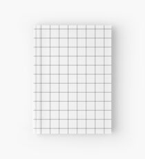 Weißes Gitter Notizbuch