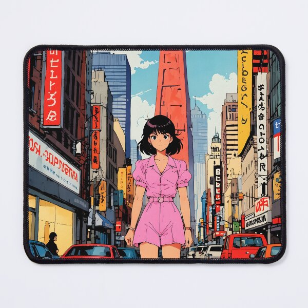 Item preview, South Street Seaport NYC USA Retro Anime Girl 80s Vintage Travel designed and sold by Retro-Anime9.
