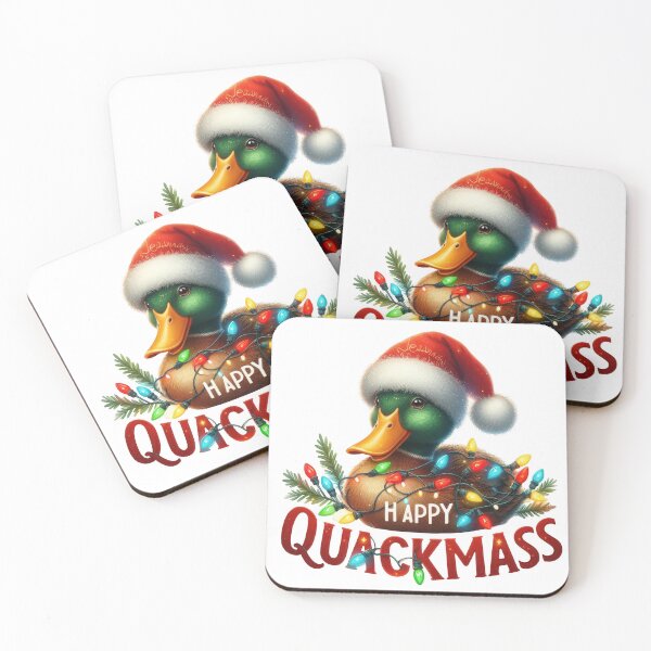 Item preview, happy quackmas funny christmas duck designed and sold by GogoGrove.