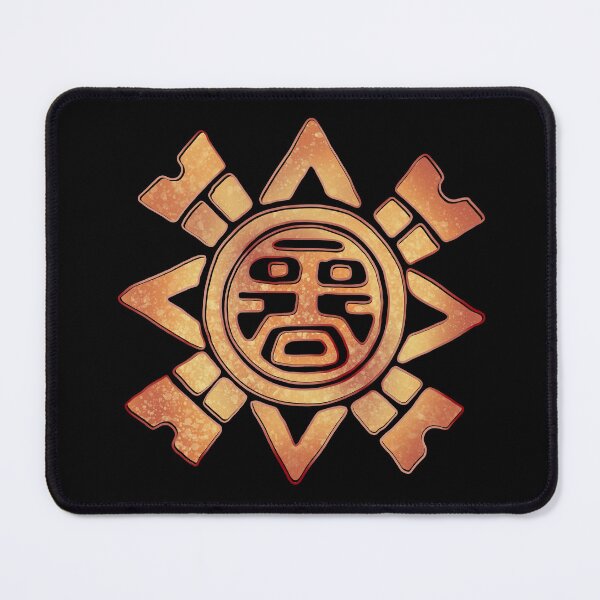 Item preview, Ancient Mexican sun flat stamp design designed and sold by DaveDanchuk.