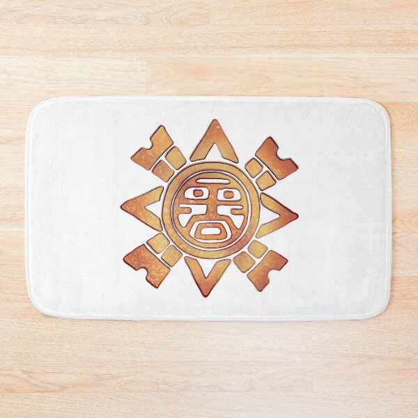 Item preview, Ancient Mexican sun flat stamp design designed and sold by DaveDanchuk.