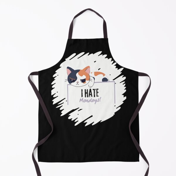 Item preview, I Hate Mondays Funny Cute Disgruntled Cat designed and sold by vwagenet.