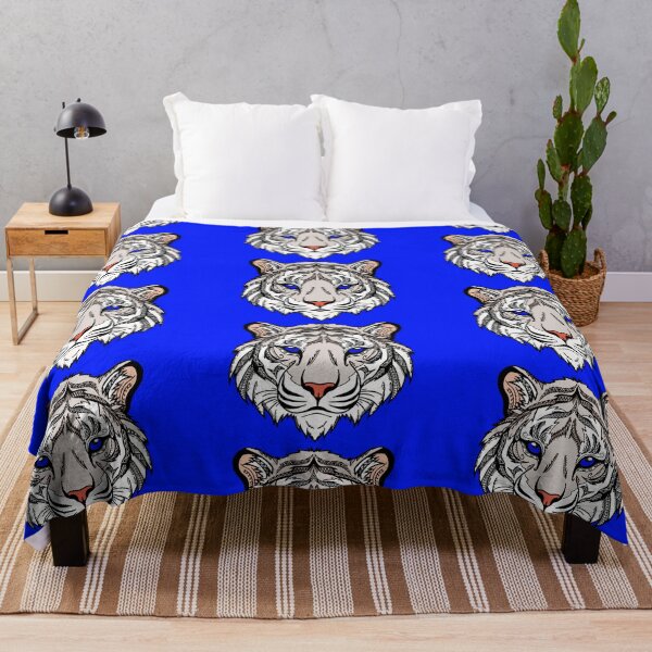 Item preview, Tribal White Tiger Face designed and sold by Steeb757.