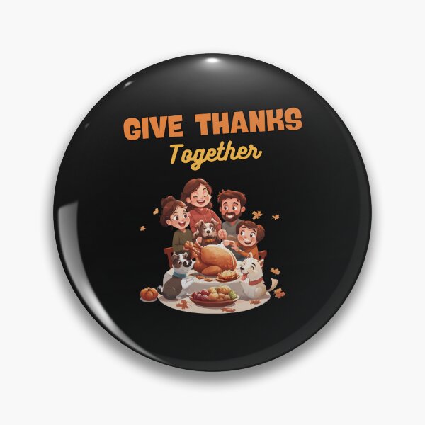 Item preview, Celebrate Thanksgiving Together with Pets and Family designed and sold by DominEdge.