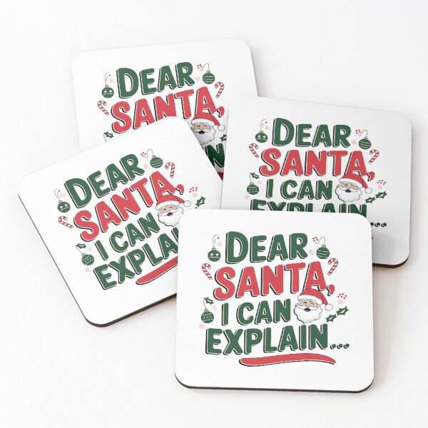 Item preview, Dear Santa, I Can Explain... Christmas designed and sold by These_Prints.