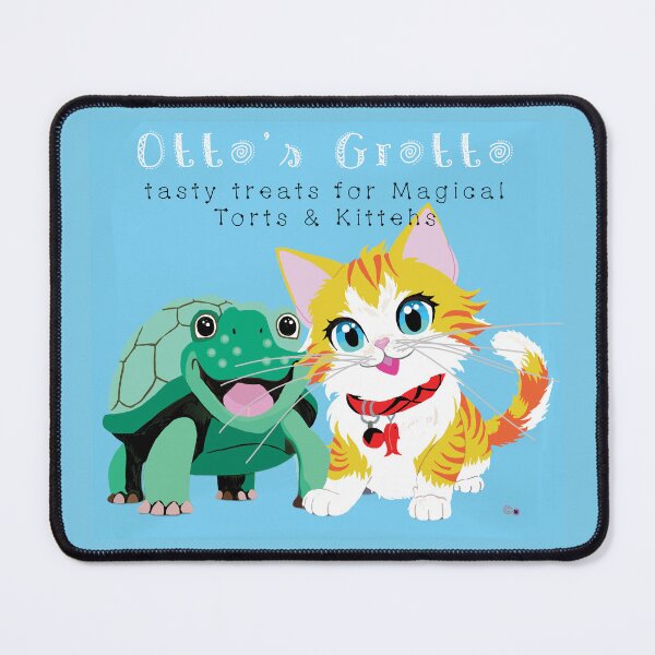 Item preview, Otto's Grotto Tuck Shop Cute Tortoise Cats Kittens designed and sold by StudioTanoshiiNeko.
