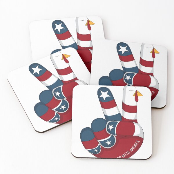 Item preview, Thanksgiving Turkey Patriotic Folk Art Peace designed and sold by SaltCreatives.