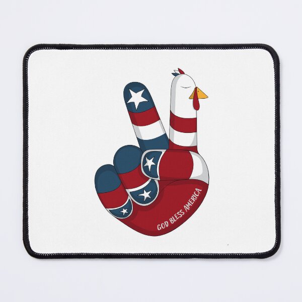 Item preview, Thanksgiving Turkey Patriotic Folk Art Peace designed and sold by SaltCreatives.