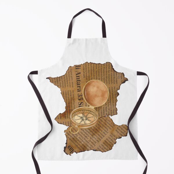 Item preview, Old flamed paper and compass designed and sold by AccessibleShop.