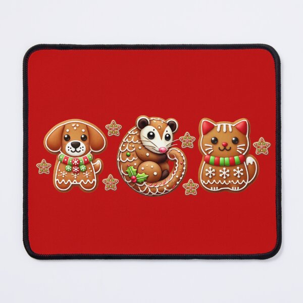 Item preview, Christmas animals Holiday baking gingerbread enthusiasts designed and sold by Meandmyshop.