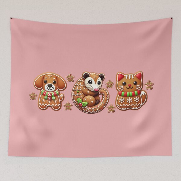 Item preview,  Christmas animals Holiday baking gingerbread enthusiasts designed and sold by Meandmyshop.