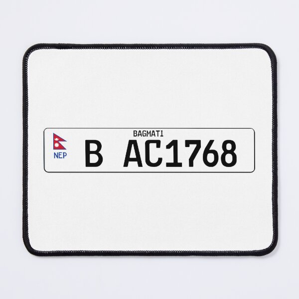 Item preview, Nepal license plate designed and sold by AirVenturi.