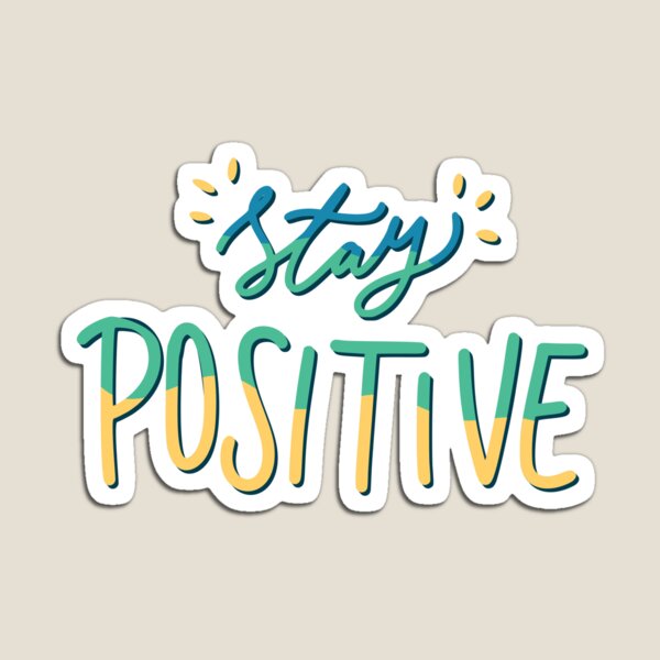 Artikel-Vorschau von Bleib positiv, Essential Sticker, designt und verkauft von etoileartshirts.