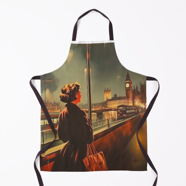 Item preview, Evening in London – Elegant Retro Poster designed and sold by pixal-shop.