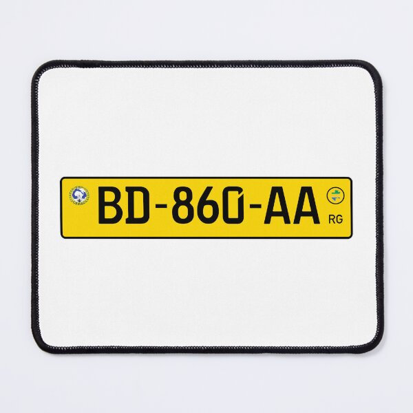 Item preview, Gabon license plate designed and sold by AirVenturi.