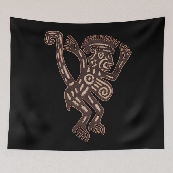 Item preview, Monkey motif flat stamp from Veracruz Mexico designed and sold by DaveDanchuk.