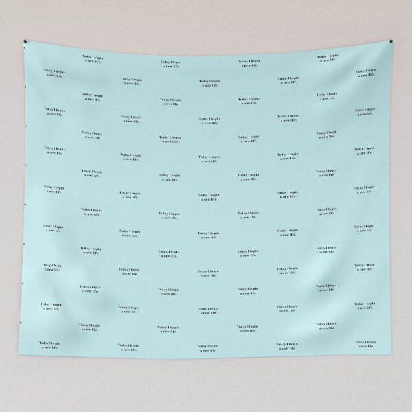 Item preview, Today I begin a new life positive affirmation self love designed and sold by Morgan T Park.