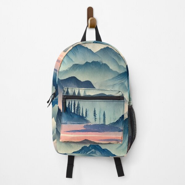 Item preview, Dreamy Mountain Landscape Pattern designed and sold by CyberPeakZ.