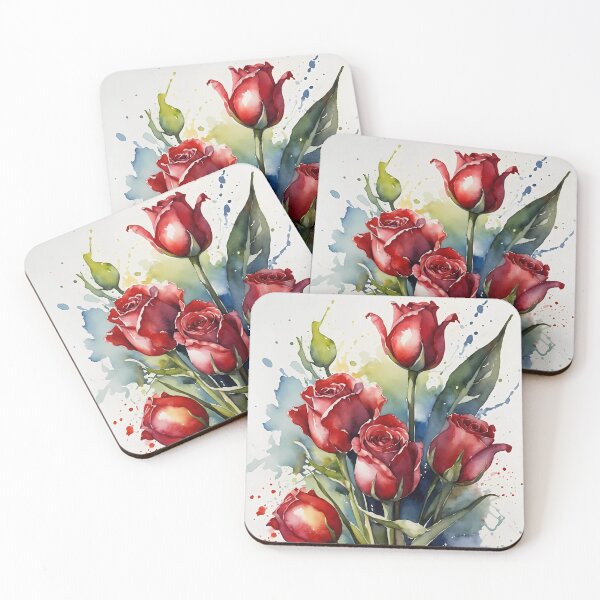 Item preview, Radiant Red Roses designed and sold by Vitalka-uk.