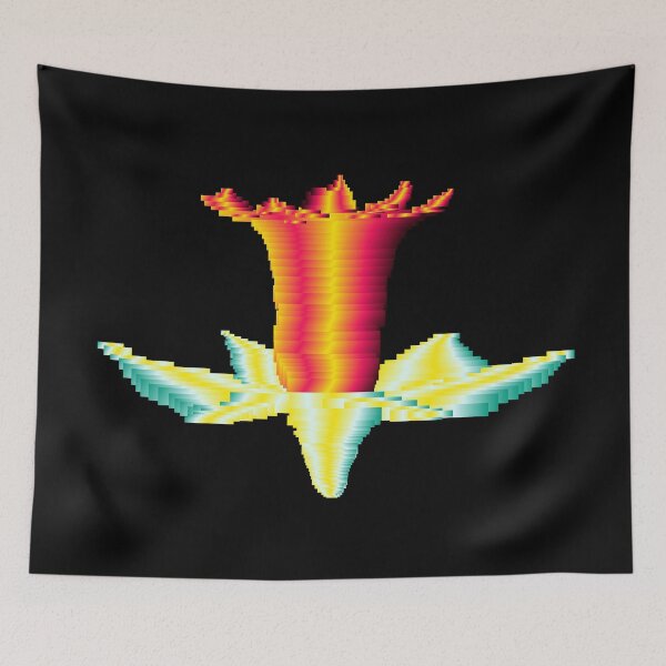 Item preview, vaporwave pixel flower designed and sold by Iwanttosellok.
