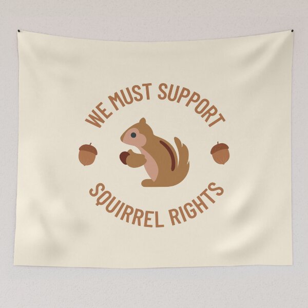 Item preview, Squirrel Rights Supporter designed and sold by GoblinBoutique.