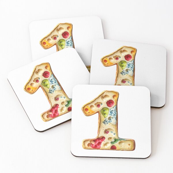 Item preview, The number 1 font in Cheddar cheese style designed and sold by Jasava Shop.