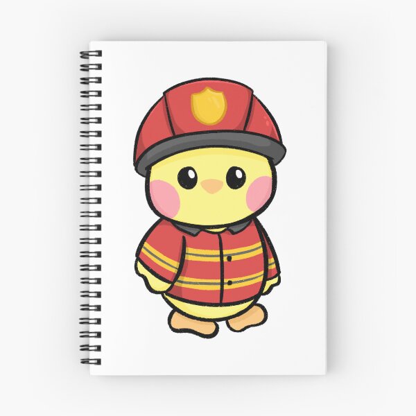 Item preview, Duck Dressed as a Firefighter designed and sold by AshsPixels.