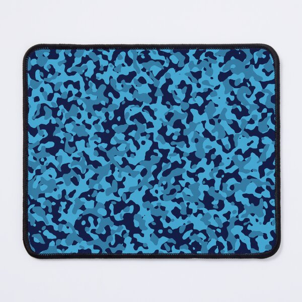 Item preview, Ocean Blue Camouflage in Dark and Light Blue designed and sold by ModdiesColors.