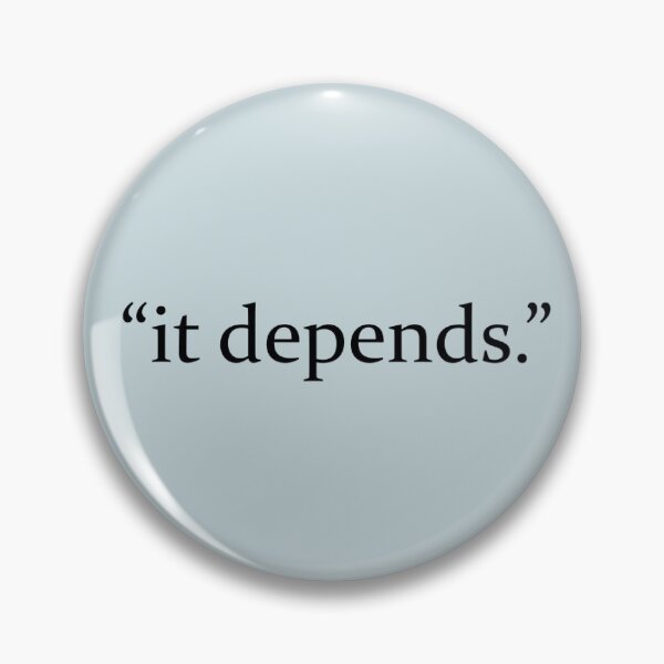 Item preview, It depends designed and sold by emkate.