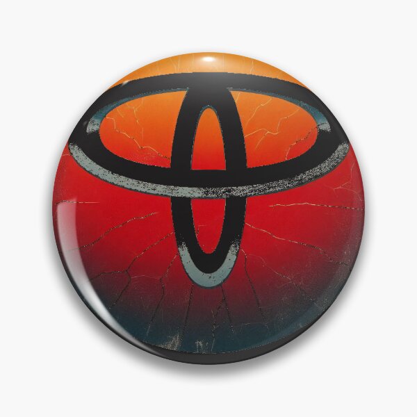 Item preview, Retro Toyota Logo Sun Damaged and Cracked designed and sold by neildoch.