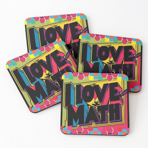 Item preview, I love Math Mathematic School Teacher Student designed and sold by Design_Your_Day.