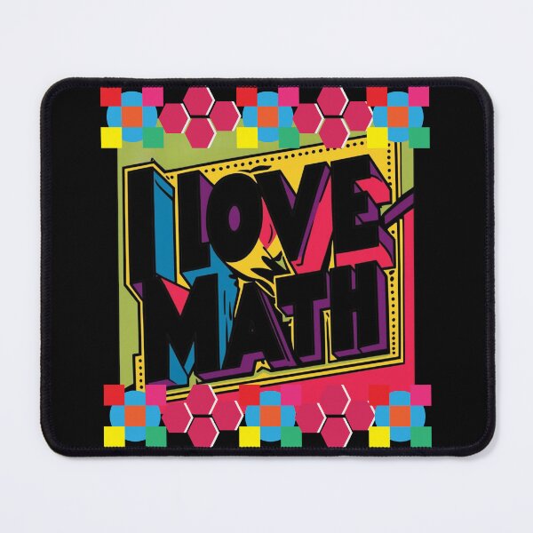 Item preview, I love Math Mathematic School Teacher Student designed and sold by Design_Your_Day.