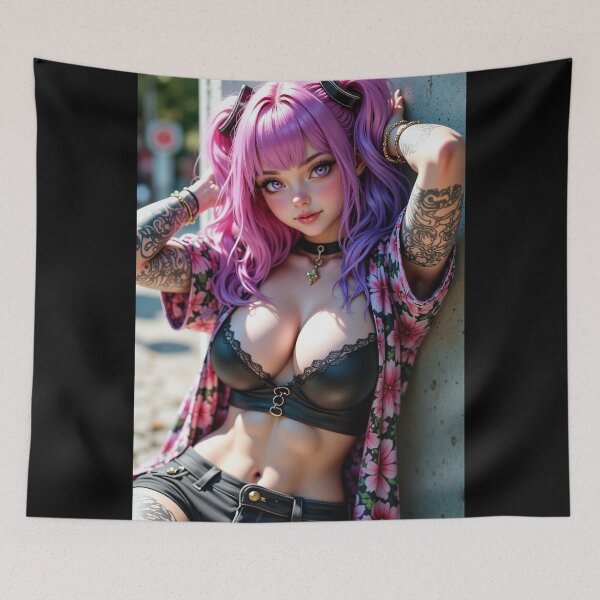 Item preview, Punk Ruck Girl Pink Hair designed and sold by NPC-Trader.