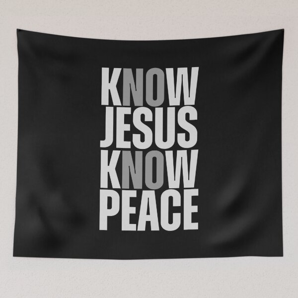 Item preview, Know Jesus, Know Peace Christian Inspiration designed and sold by Lillyamstronger.
