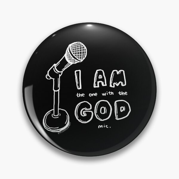 Item preview, God Mic B designed and sold by StickersForRent.