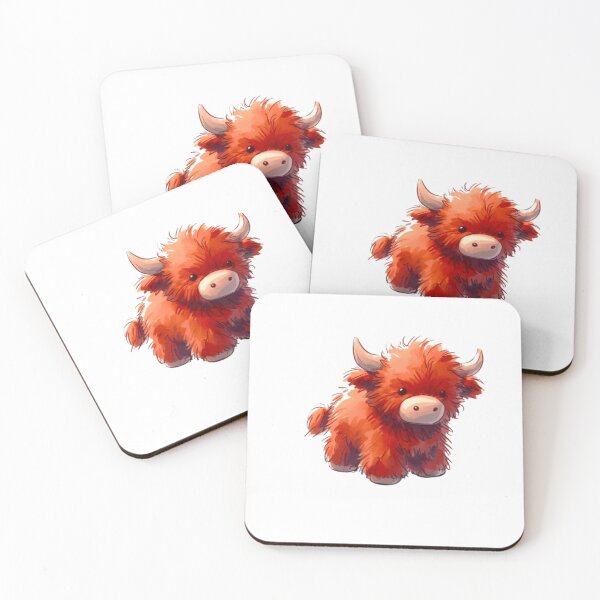 Item preview, Adorable highland cow designed and sold by DaintyDooodles.