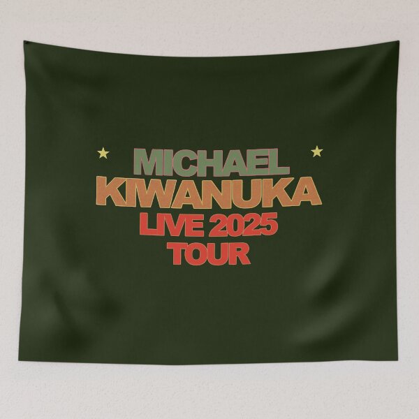 Item preview, KIWANUKA 2025 TOUR T-SHIRT designed and sold by TREVORSNEWEST.