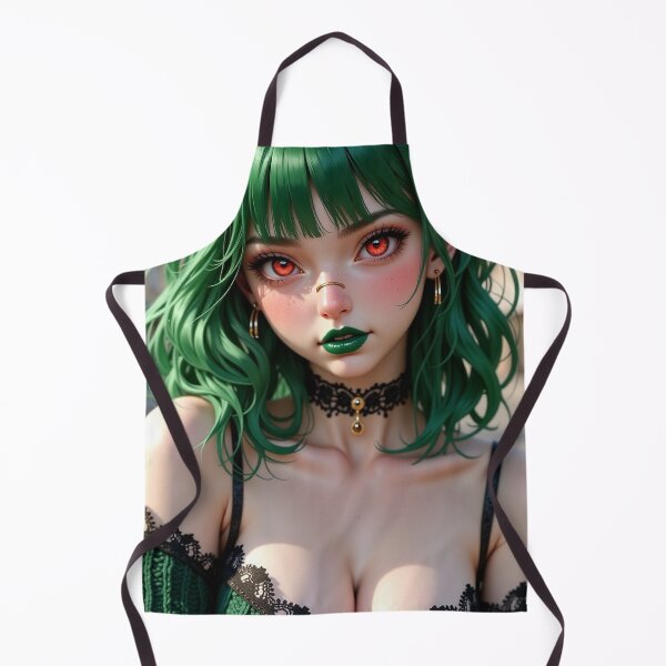 Item preview, Green Hair Goth Girl designed and sold by NPC-Trader.