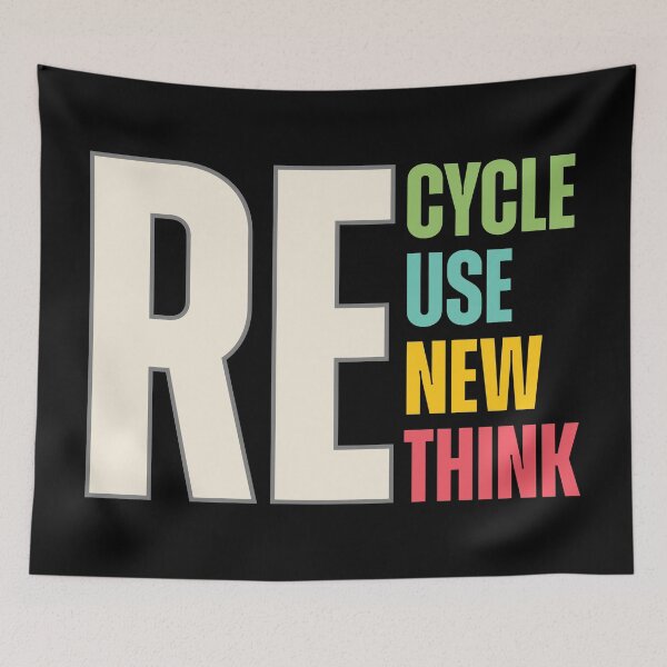Item preview, Recycle, Reuse, Renew, Rethink Eco-Friendly Earth designed and sold by Lillyamstronger.