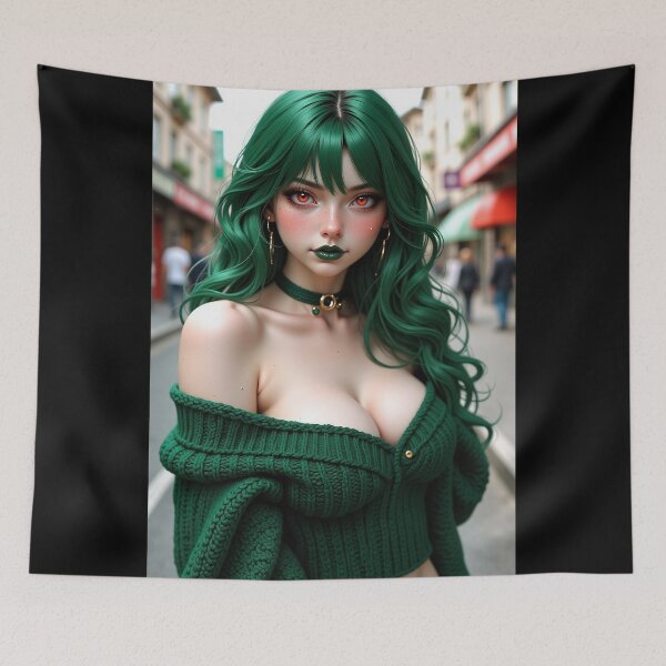 Item preview, Green Hair Ivy Emo Girl designed and sold by NPC-Trader.